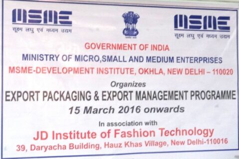 JD Institute of Fashion Technology in Collaboration with Ministry of Micro, Small and Medium Enterprises (MSME) (3)