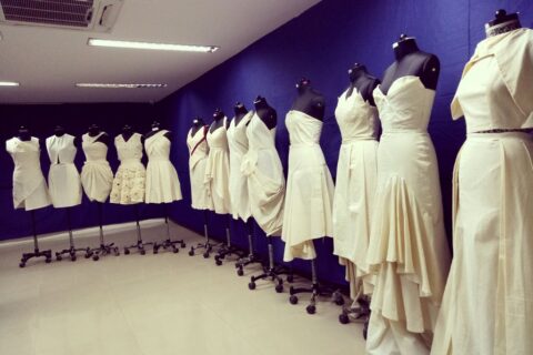 Display of Fabric Draping – Diploma Batch – Department of Fashion and Apparel Design