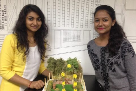 LANDSCAPE MODEL MAKING – ADVANCE DIPLOMA IN INTERIOR DESIGN – BATCH OF 2015