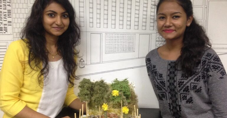 LANDSCAPE MODEL MAKING – ADVANCE DIPLOMA IN INTERIOR DESIGN – BATCH OF 2015