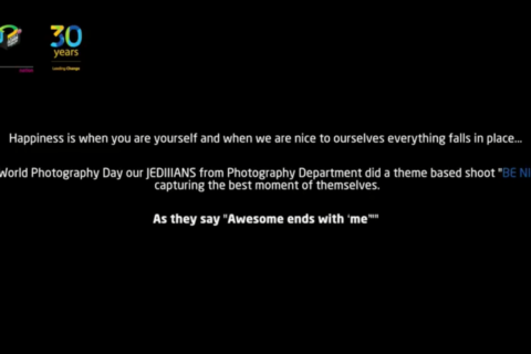 JEDIIIANS observing world photography Day 2018 with the theme “BE NICE”
