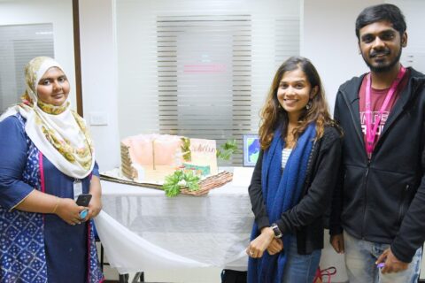 STUDENTS OF INTERIOR DESIGN DISPLAY MINIATURE RETAIL SPACE LAYOUTS (8)