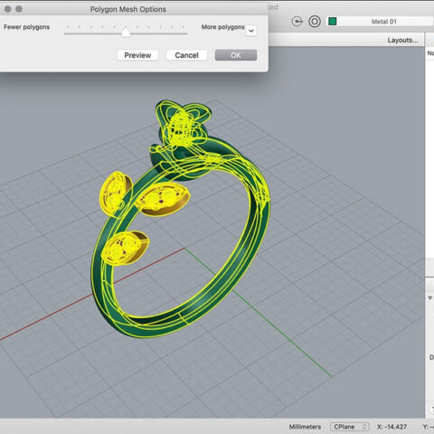 Rhino for Jewellery Design – Easy to learn and adapt