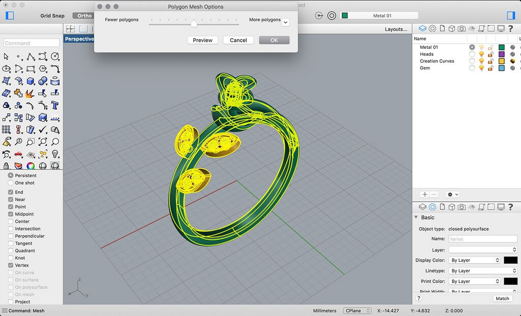 Rhino For Jewellery Design Easy To Learn And Adapt JD Institute Of 