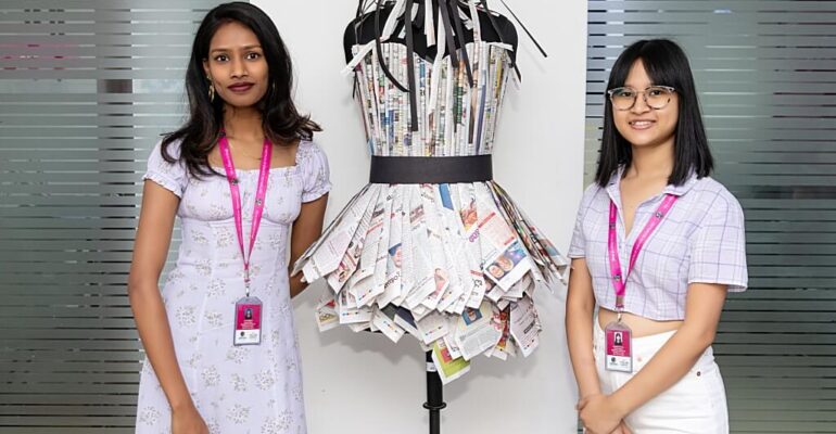 Pattern Drafting Display By Diploma In Fashion Design, November 2021 Batch