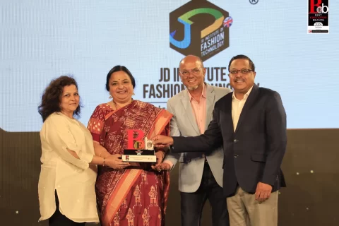 JD Institute of Fashion Technology is recognised as a Best Education Brand by ET Now (1)