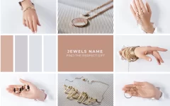 Creating and using mood boards for jewellery designing