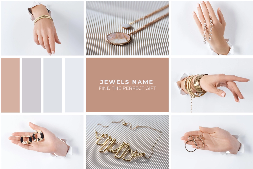 Creating and using mood boards for jewellery designing