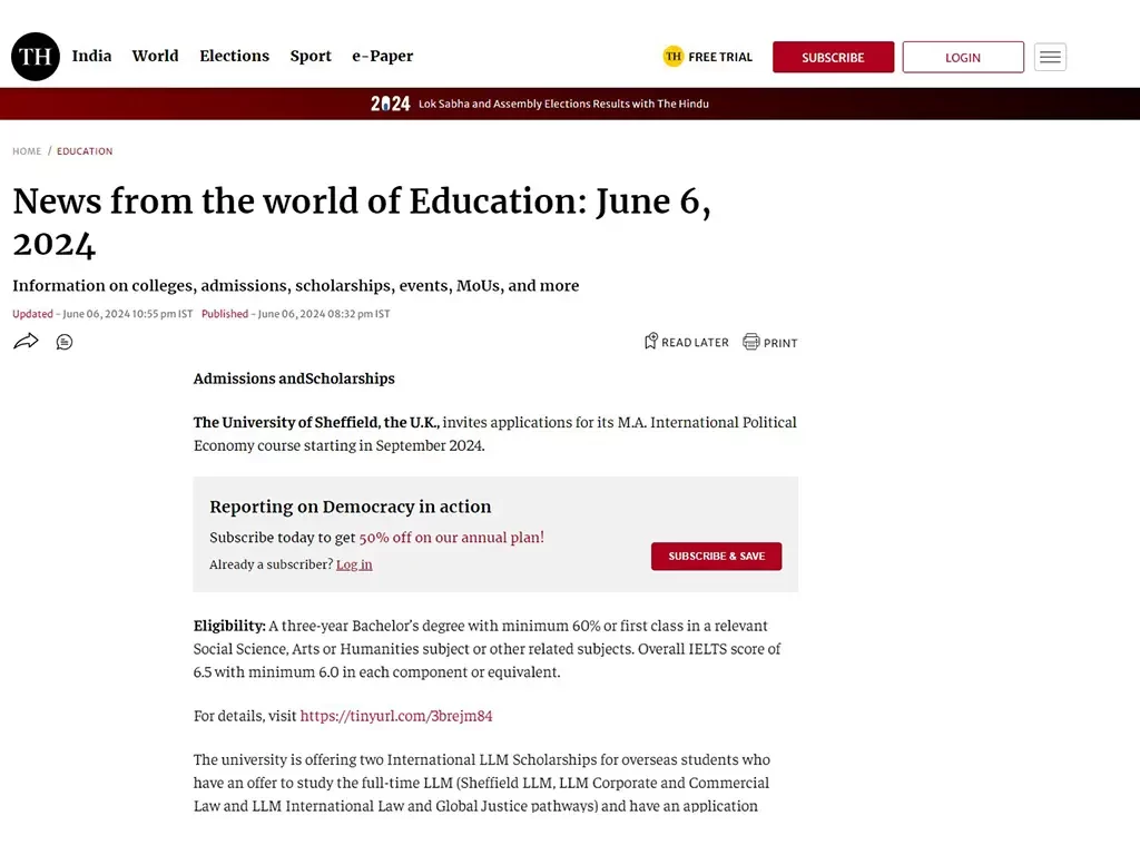 News from the world of Education June 6, 2024