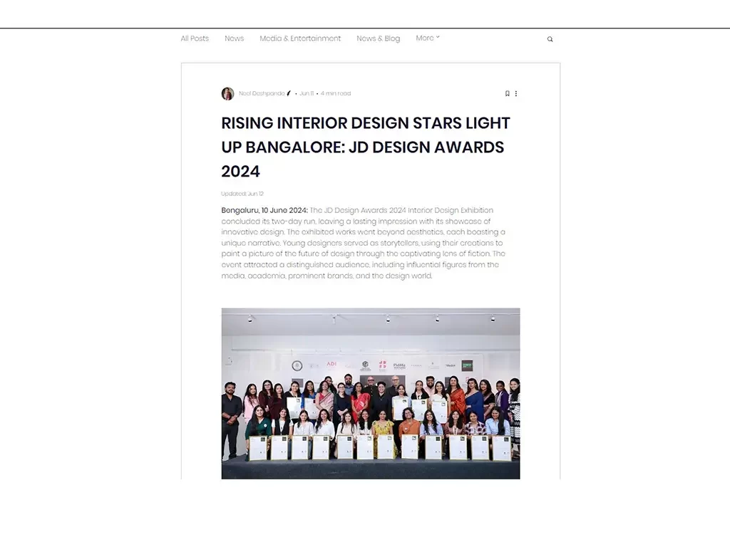 Risisng Interior Design Stars Light up bangalore