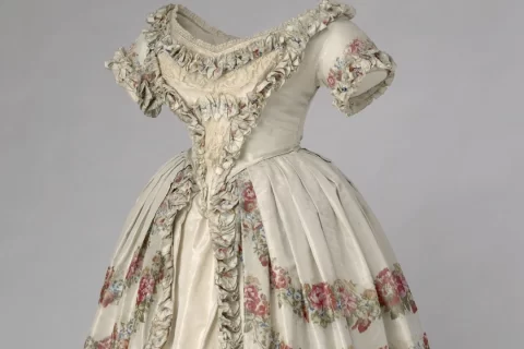 Why were the gowns made so big during victorian era