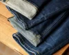 Jeans woven out of flax and wood materials (1)